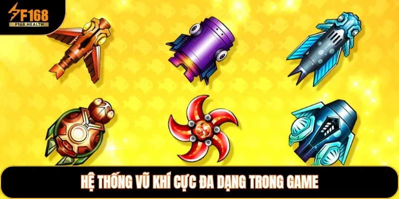 Hệ thống vũ khí cực đa dạng trong game