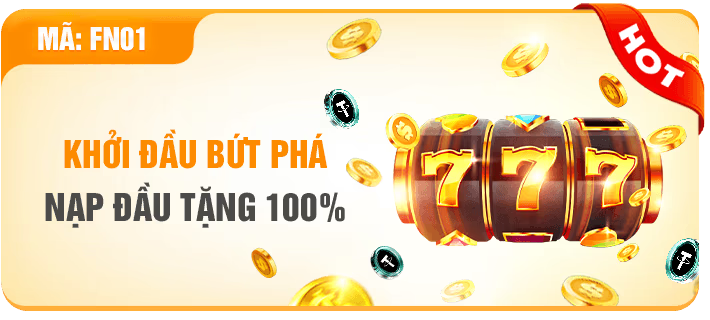 code km nạp đầu tặng 100%